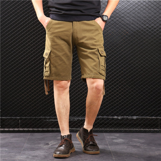Men's Multi-pocket Loose Casual Shorts