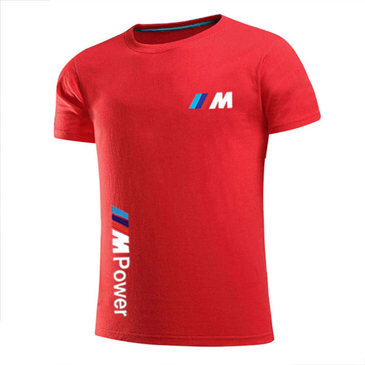 Summer Sports T-Shirt Casual Young Men Running Sports Round Neck Short Sleeves
