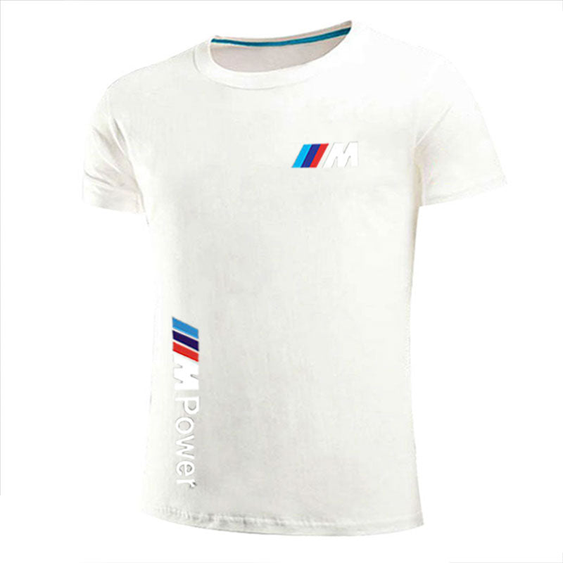 Summer Sports T-Shirt Casual Young Men Running Sports Round Neck Short Sleeves