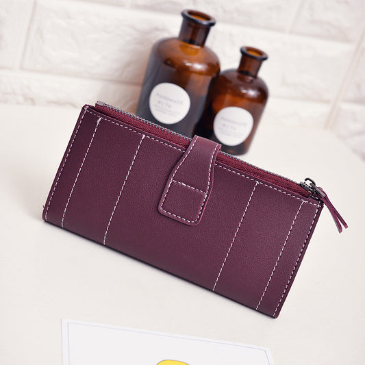 Wallet long candy color ladies wallet