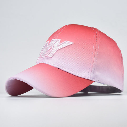 Three-dimensional Big Embroidery Baseball Cap Tie-dye Sports Cap Outdoor Cap