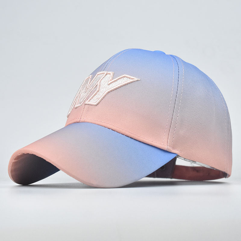 Three-dimensional Big Embroidery Baseball Cap Tie-dye Sports Cap Outdoor Cap