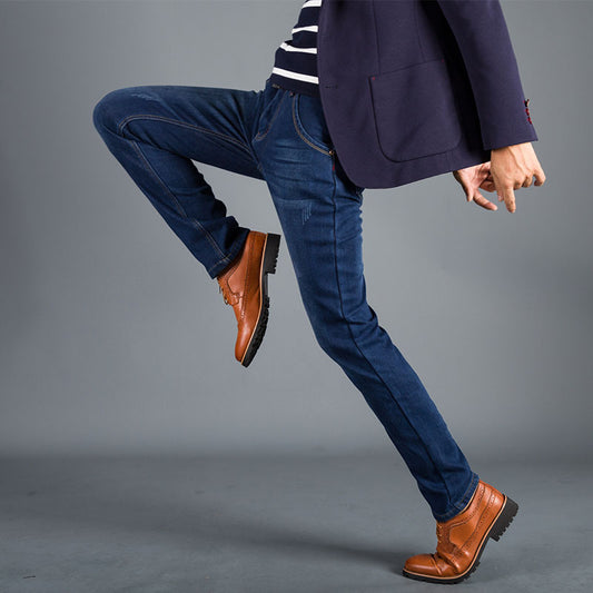 Winter plus velvet thick jeans