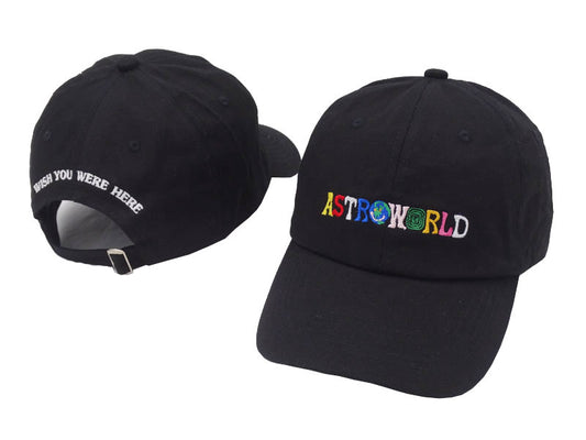 Embroidered letters Travis Scott Astroworld cap