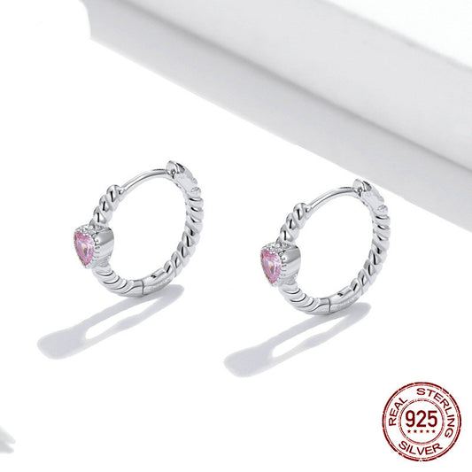 Platinum-plated Love Earrings Women