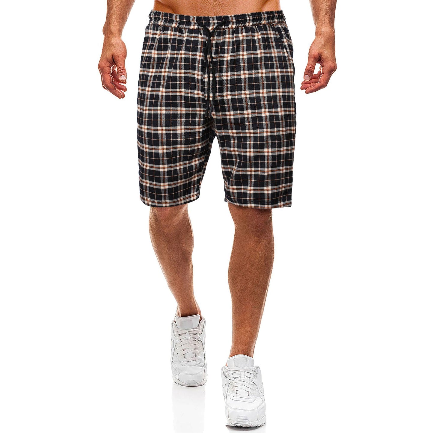 New shorts casual plaid pants