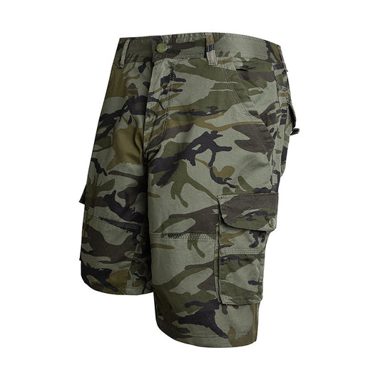 Summer Workwear Men's Camouflage Shorts, Loose Pants, Plus Size European And American Men