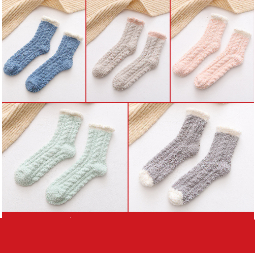 Women Thermal Fluffy Socks Autumn Winter Warm Socks