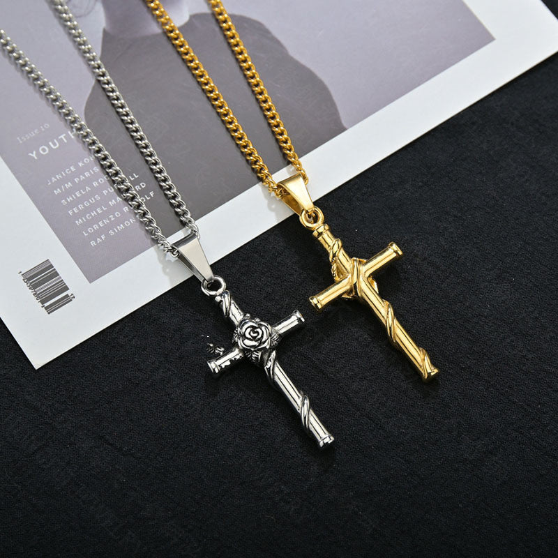 Stainless Steel Trend Street Men And Women Couple Necklace