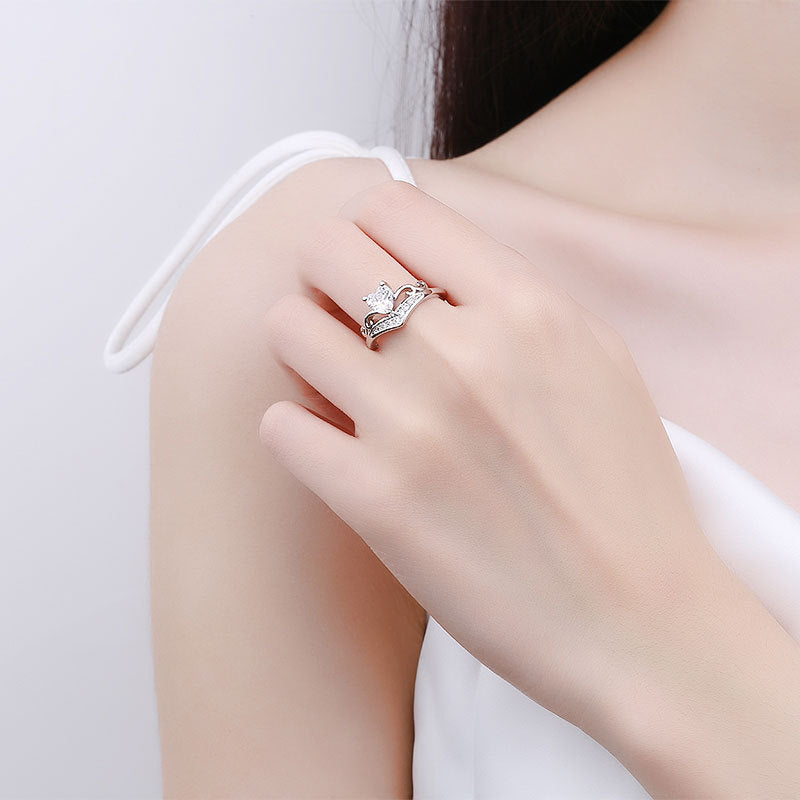 Princess Crown Women Korean Fashion Ring