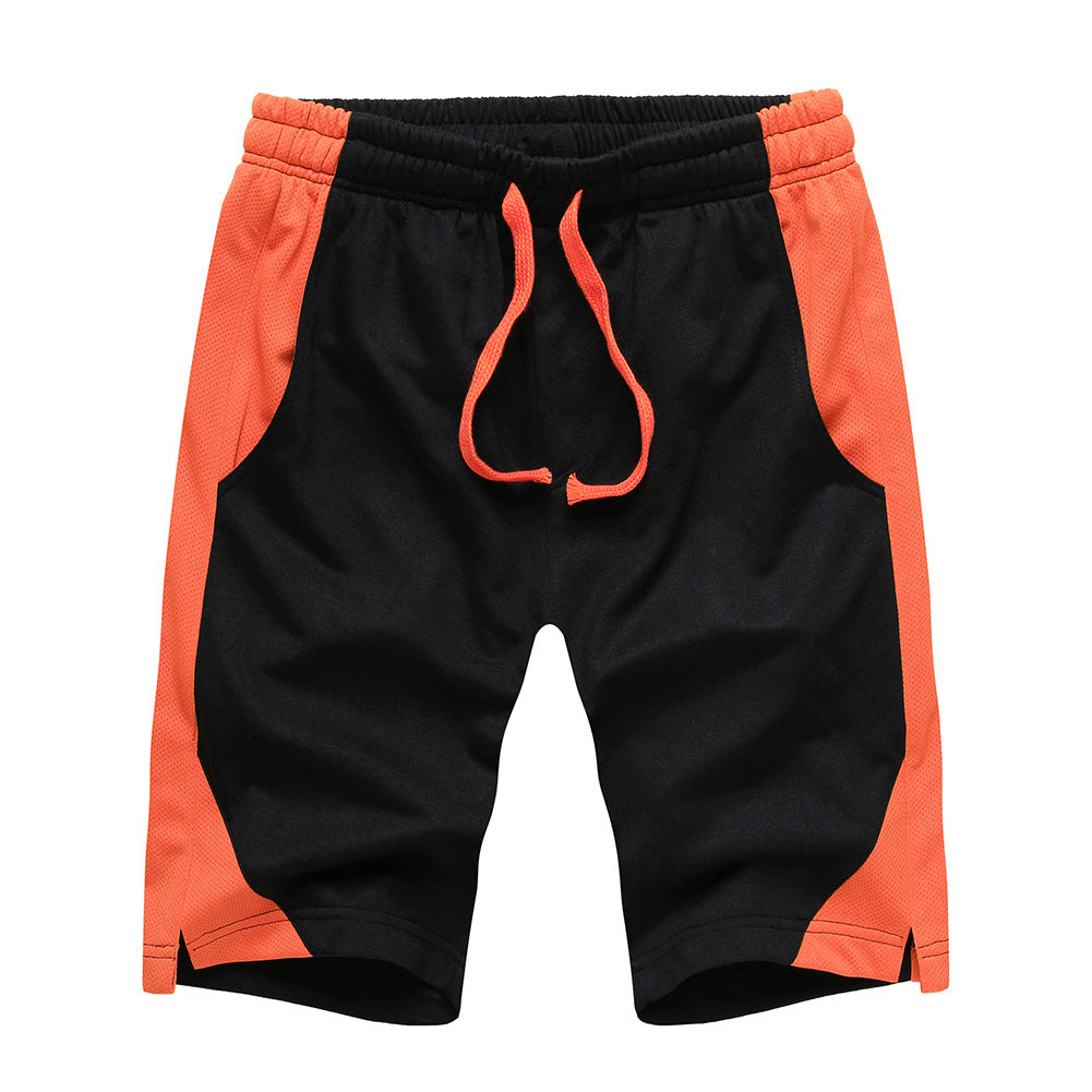 Mesh Breathable Color Matching Shorts Men's Casual