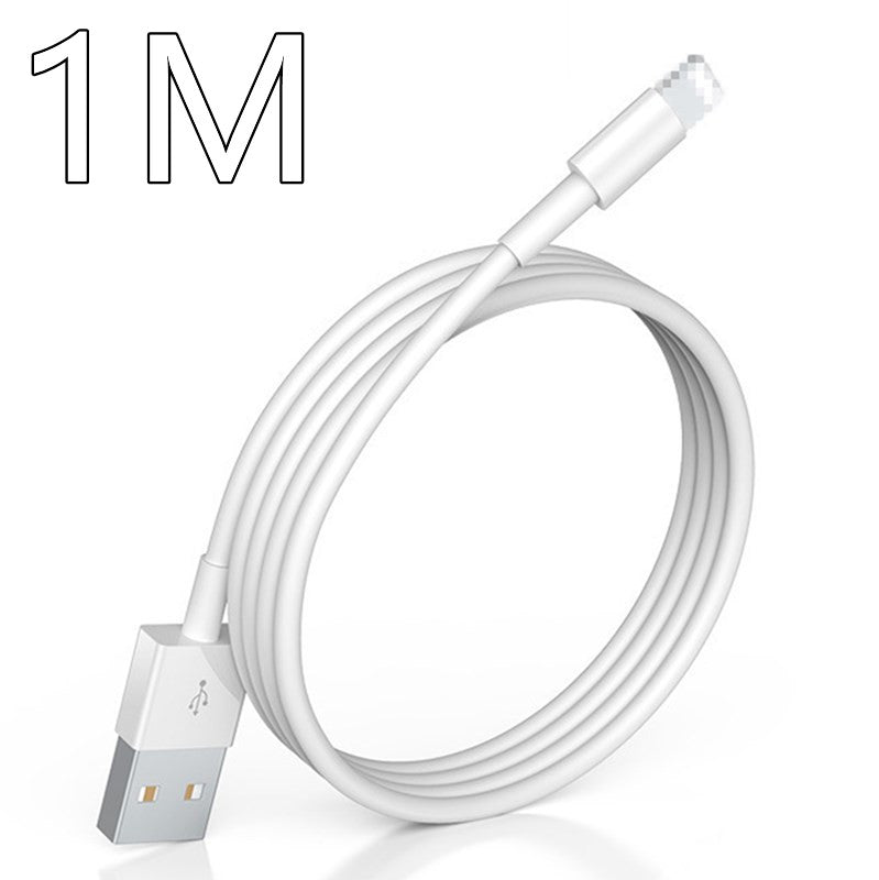 White TPE Apple Charging Cable