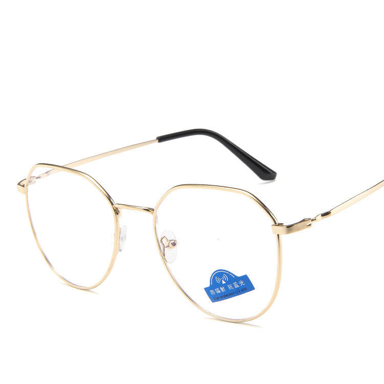 Metal anti-blue light fashion glasses frame