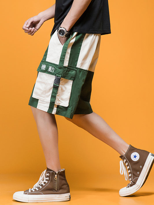 Workwear shorts five pants men