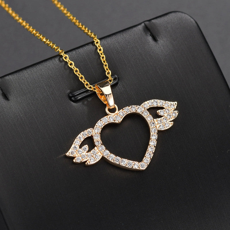 Angel love pendant women