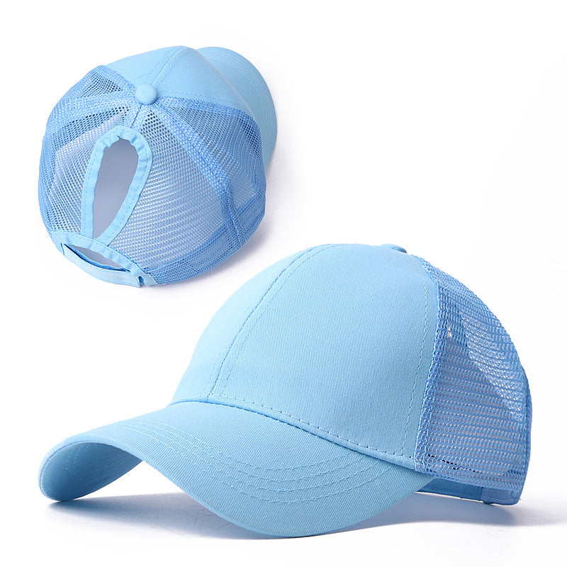 All-match ponytail baseball cap