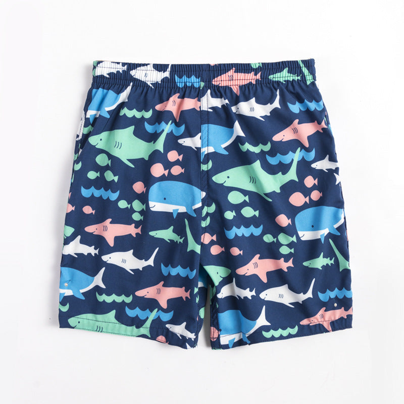 Children's beach shorts boxer swimming trunks