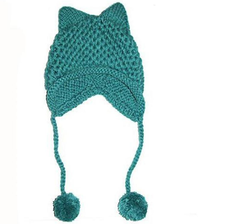 Handknitted Cat Toorie Beanie