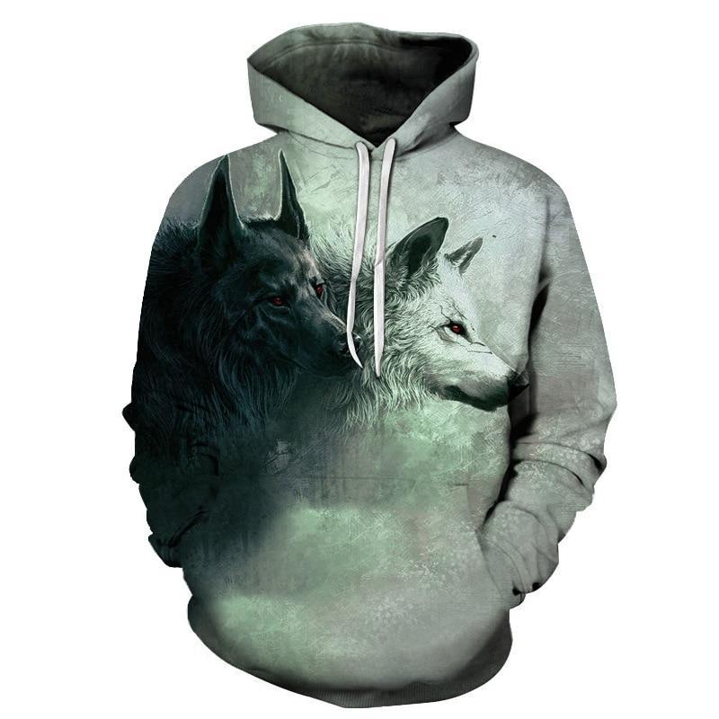 Double Wolves Hoodie