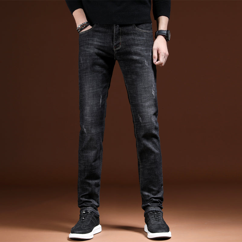 Men's Straight Slim Jeans