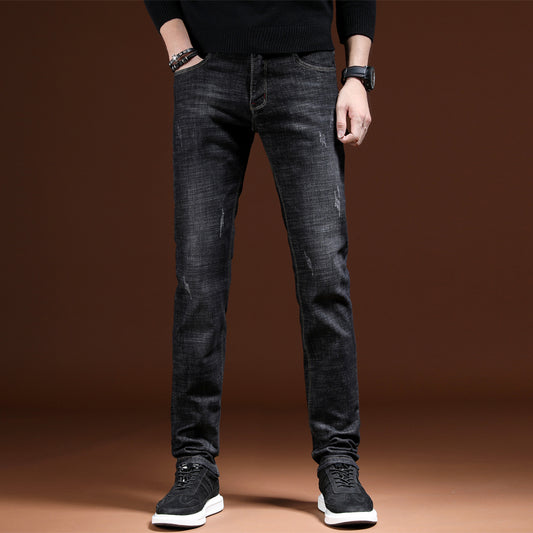 Men's Straight Slim Jeans