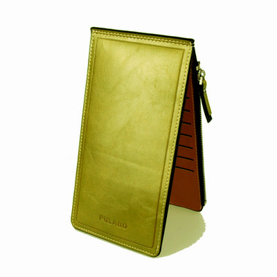 Slim wallet with zipper wallet