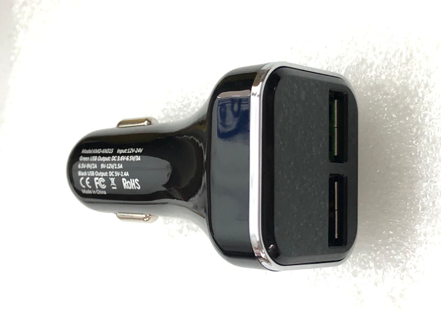 Car charger with display