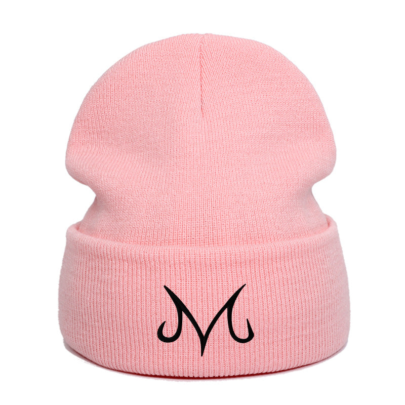 Embroidery knit hat