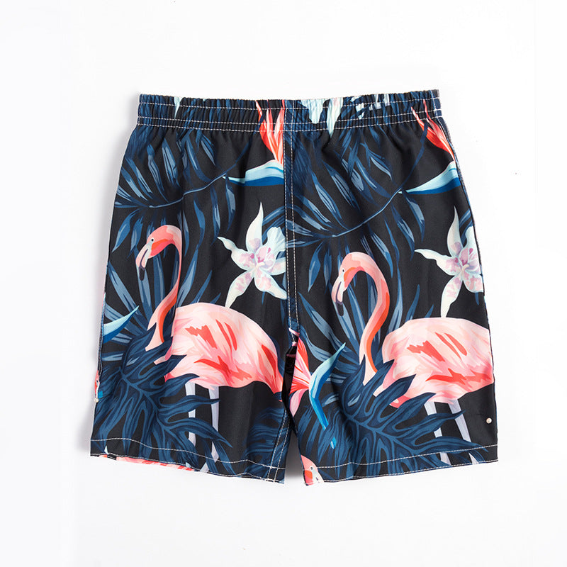 Children's beach shorts boxer swimming trunks