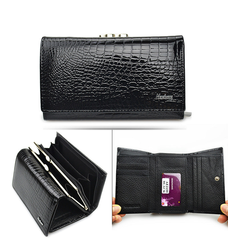 Leather ladies wallet