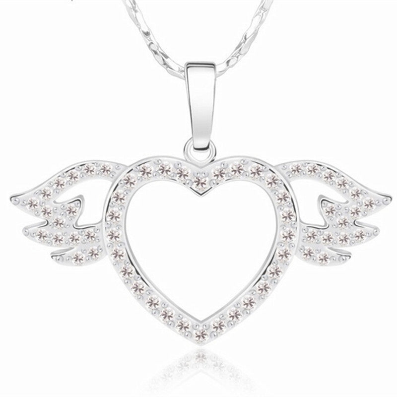 Angel love pendant women