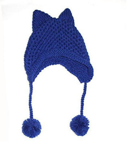 Handknitted Cat Toorie Beanie