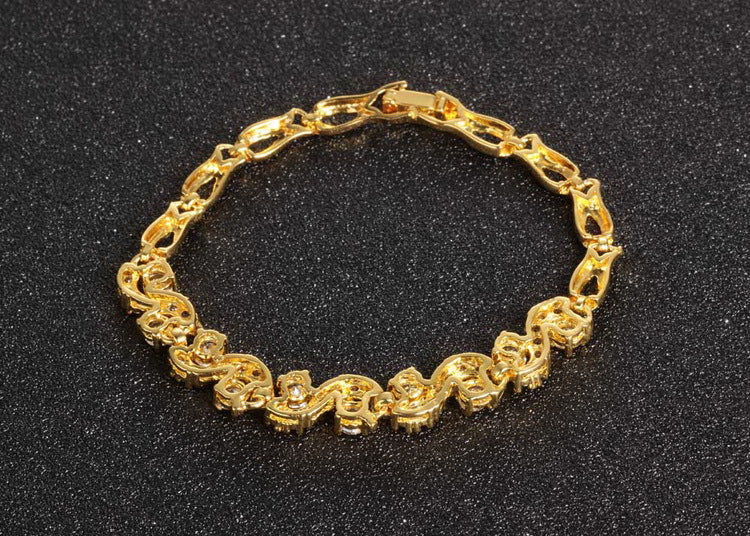 Gold-plated bracelet for women