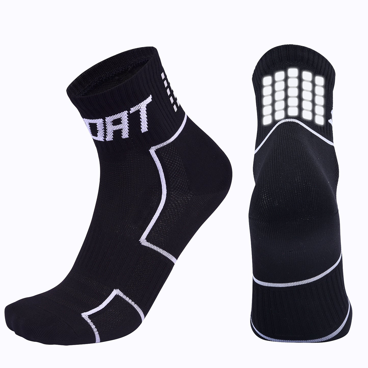 Reflective Cycling Socks, Breathable Bicycle Socks