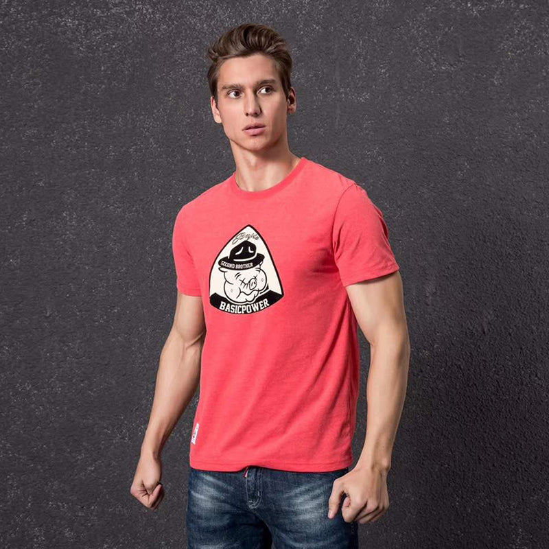Pig Print Men's Casual T-Shirt
