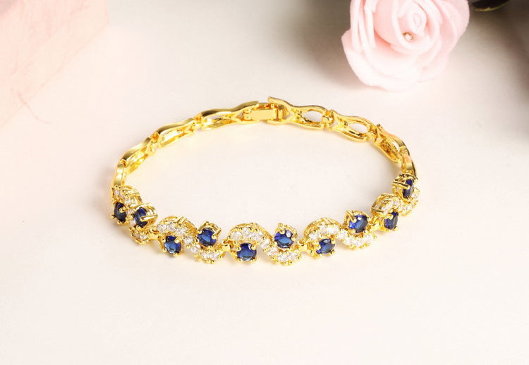 Gold-plated bracelet for women