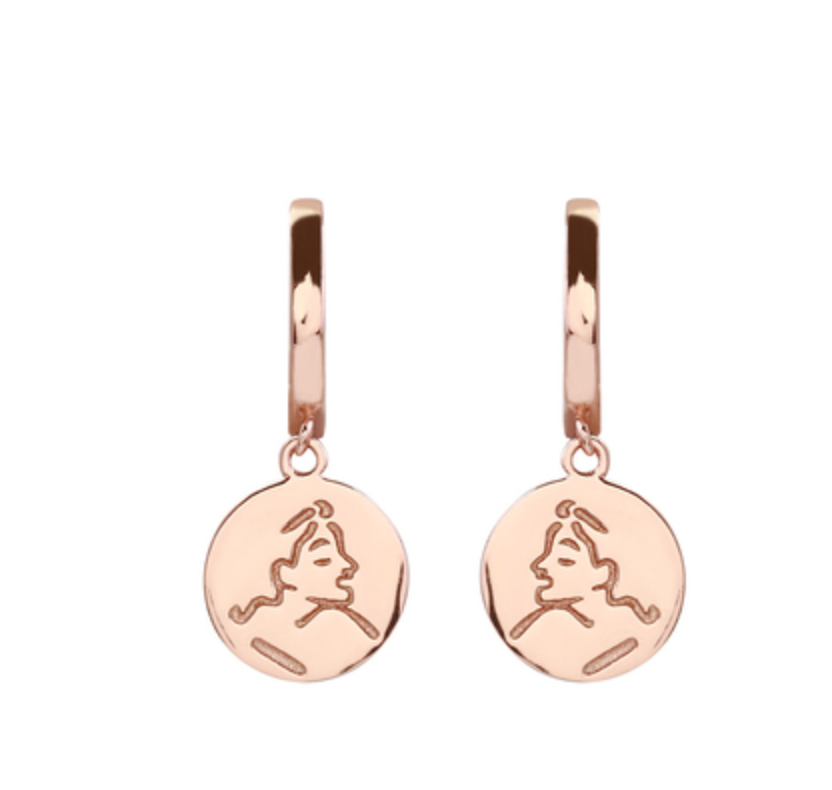 Portrait senior sense earrings women