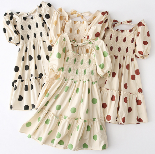 Vintage Dot Women Dress