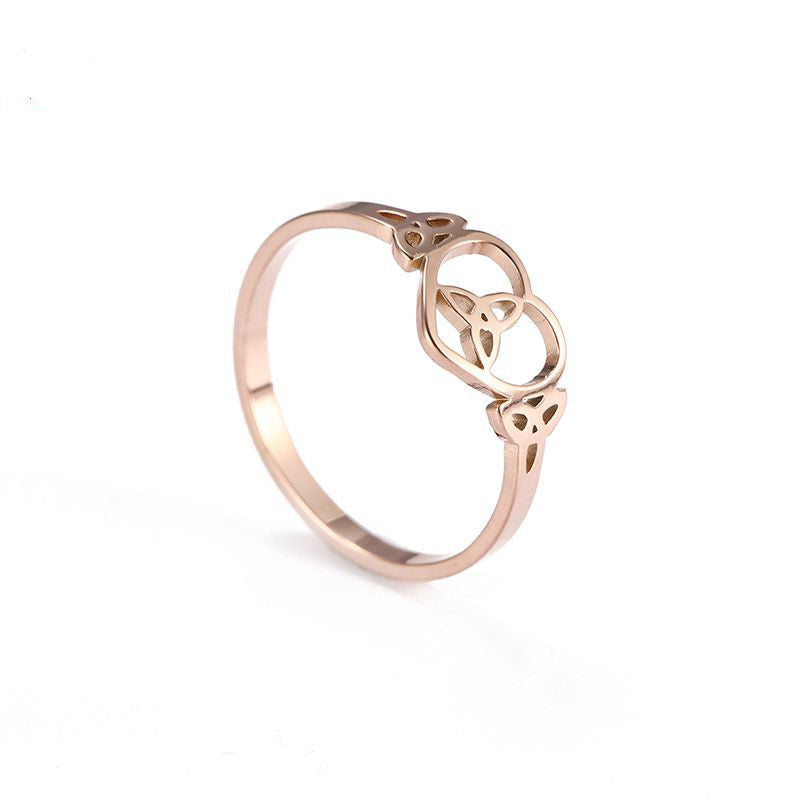 Love Ring Creative Design Petal Ring Women