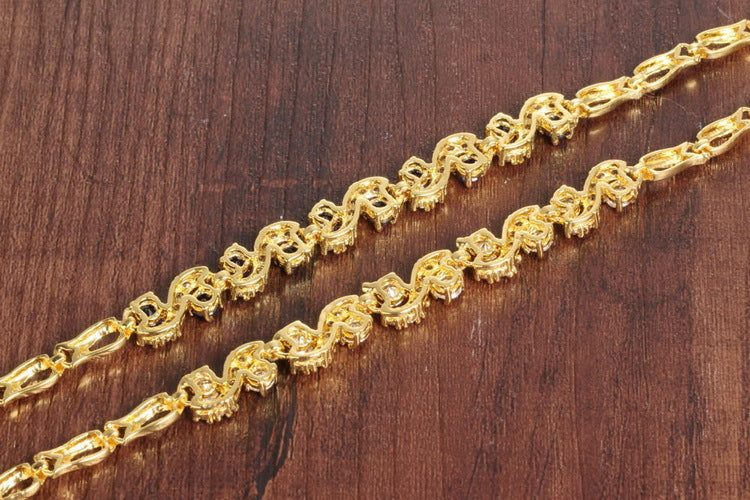 Gold-plated bracelet for women