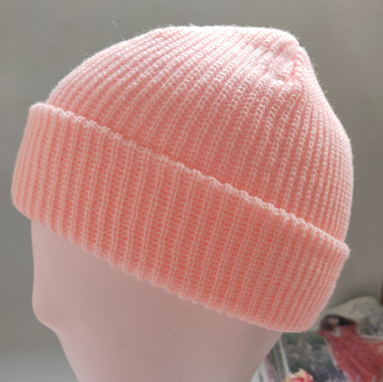Knitted wool hat