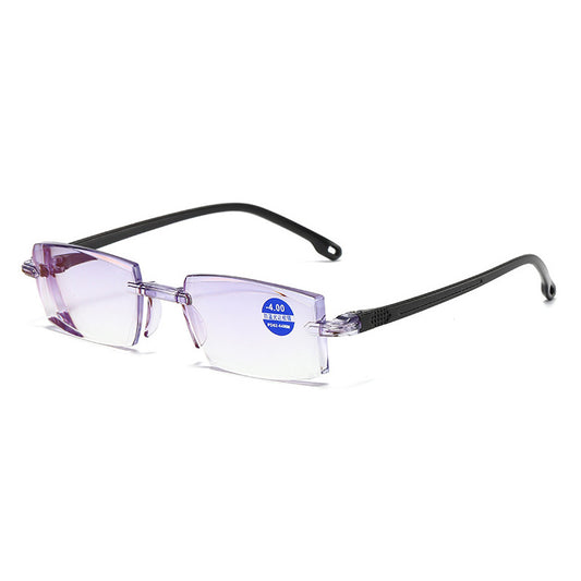 Anti-blue light finished myopia glasses