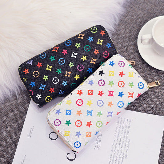 Fashion print ladies wallet