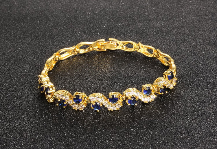 Gold-plated bracelet for women