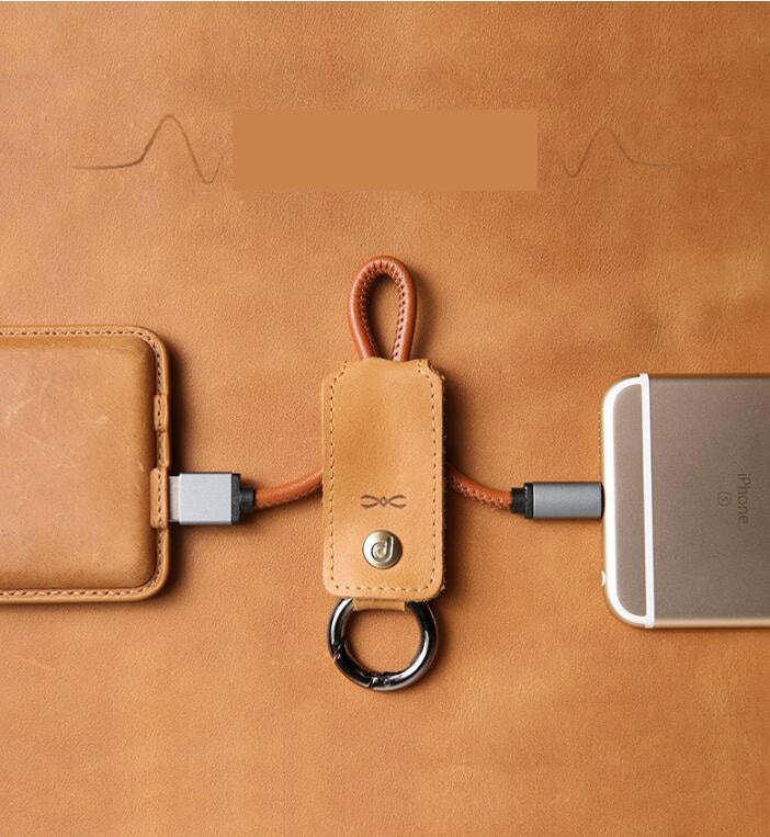 Compatible With  , Leather Storage Charging Cable