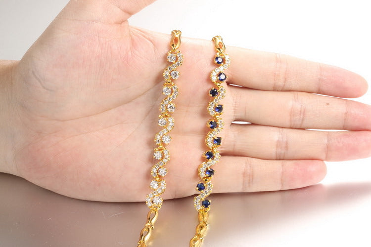 Gold-plated bracelet for women