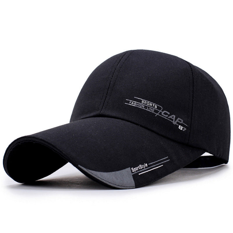 Long eaves men's baseball cap