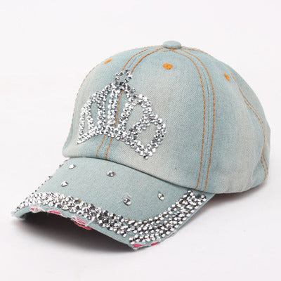 Casual personality diamond baseball cap