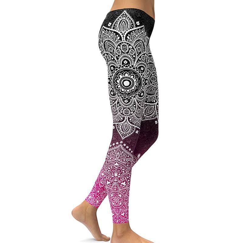 Digital print leggings Fashion leg stretch tight leggings