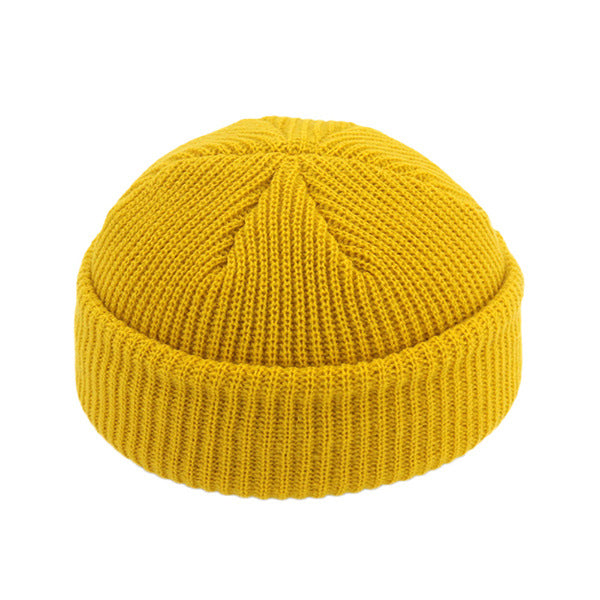 Dome warm short woolen cold hat